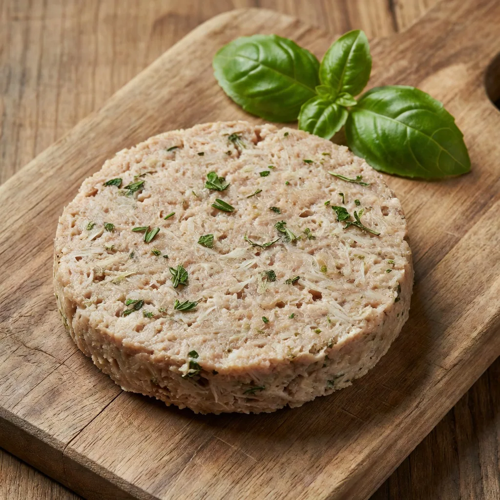 Plant-based burger patty formulated with FYTONEX soy protein isolate