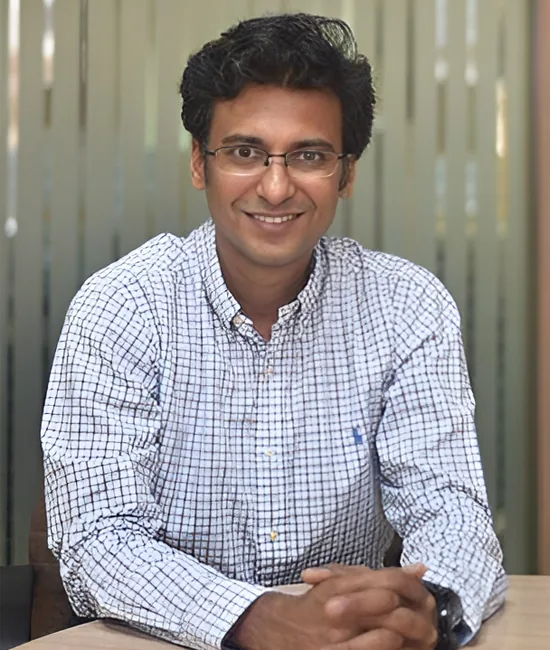 Portrait of Shirish Barwale, Managing Director of Mahyco Private Limited