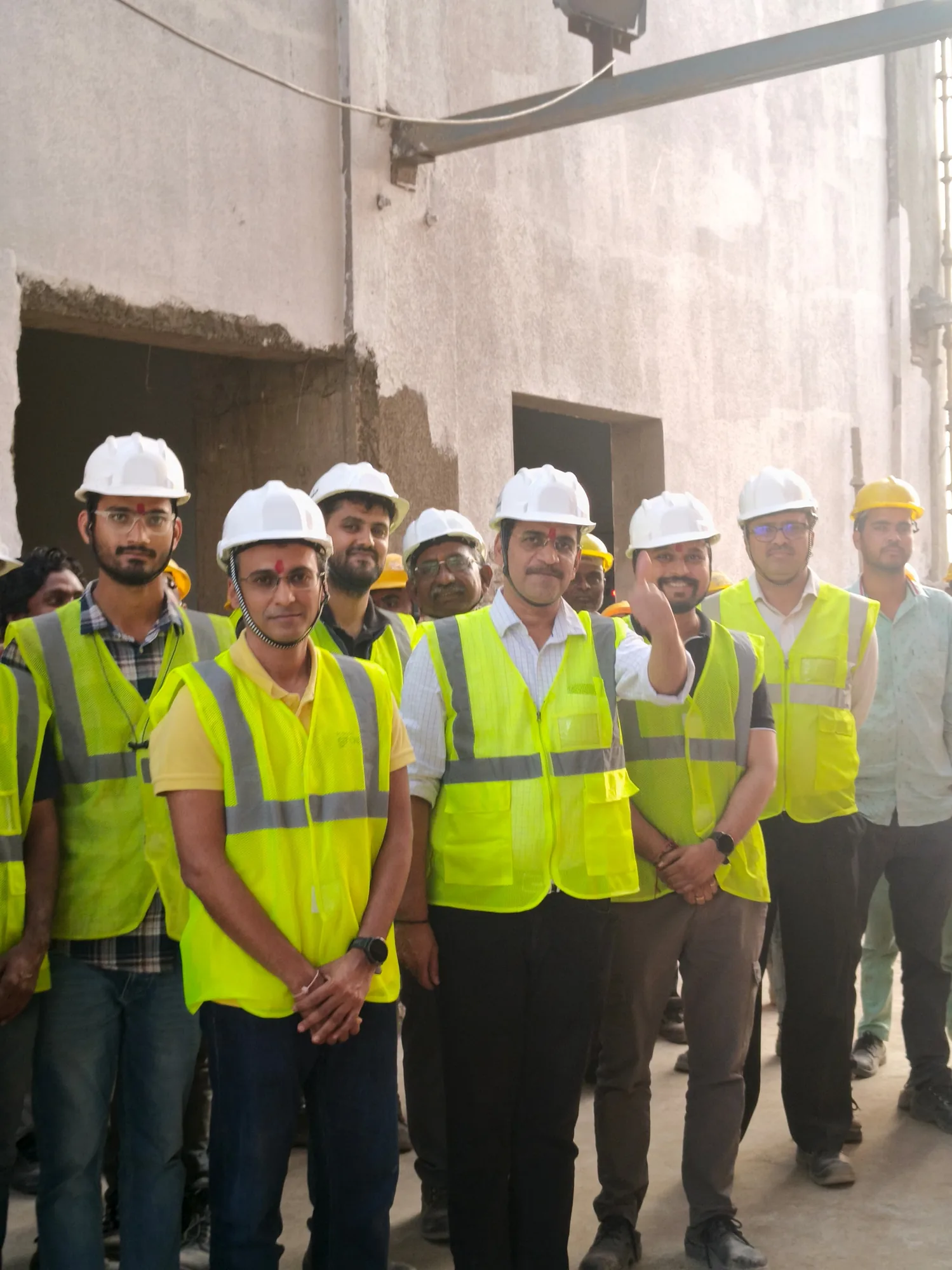 Fytomax team at the factory site